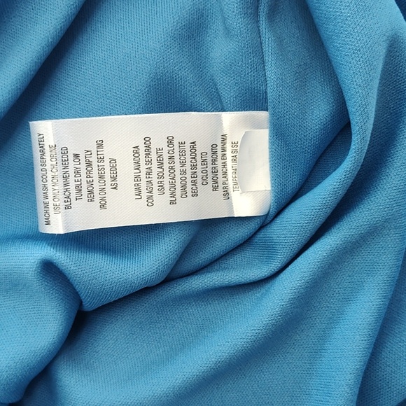 Sandra Darren Sundress Midi Easter Spring Summer Blue & White Flowers Casual - Picture 5 of 12